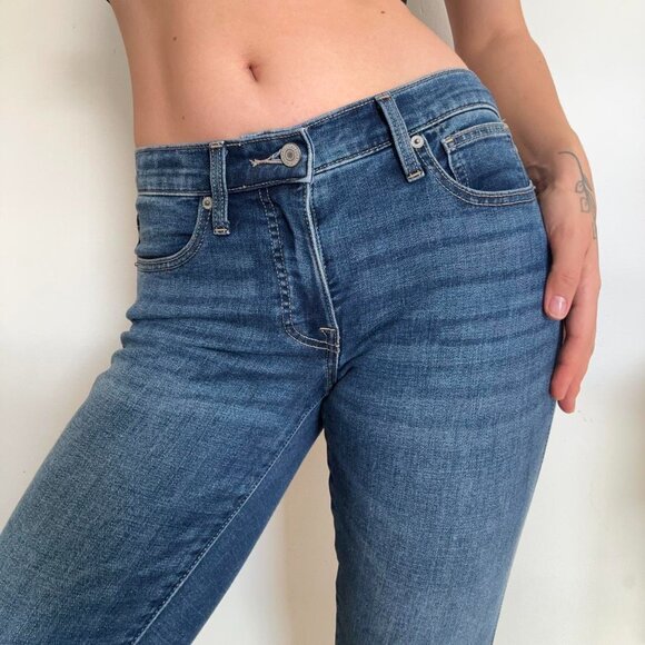 Low-rise skinny blue denim jeans Lucky Brand - Picture 2 of 7